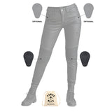 Jeans moto femei KUSARI KEV 01 – Women's Slim-Fit Kevlar® Motorcycle Jeans - W26-L32