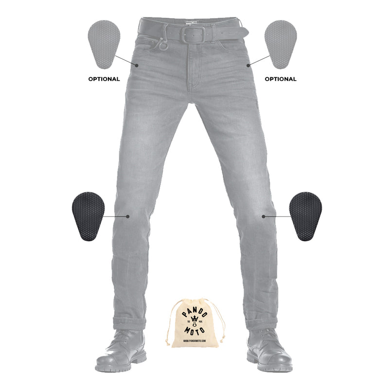 Jeans moto barbati ROBBY COR 01 – Slim- Fit Cordura® Motorcycle Jeans - W33-L34